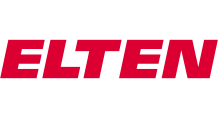 Das Elten-Logo zeigt den Schriftzug 'Elten' in einer modernen, serifenlosen mit fetten, kursiven, roten Buchstaben